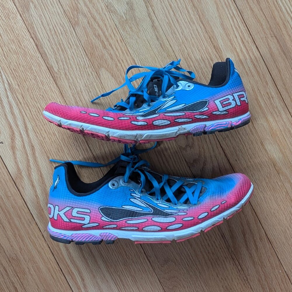 Brooks Mach 14 Women's 11 Cross Country Track Flats Spikes Running Shoes Racing - Picture 3 of 15